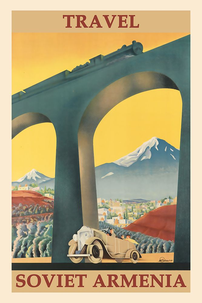 Soviet Armenia art print by Vintage Travel Posters for $57.95 CAD