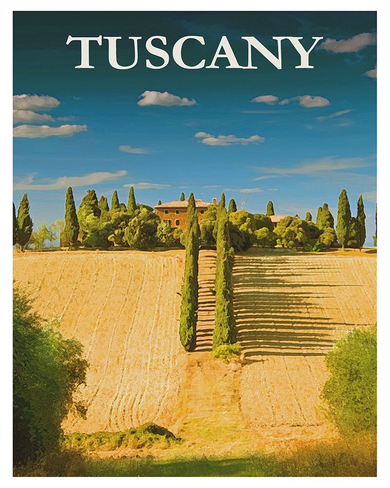 Tuscany Italy Poster art print by Vintage Travel Posters for $57.95 CAD