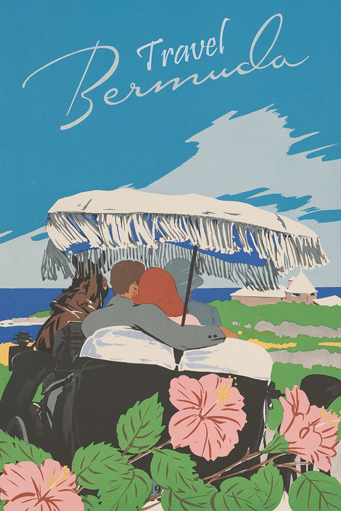 Bermuda Vintage Travel Poster art print by Vintage Travel Posters for $57.95 CAD