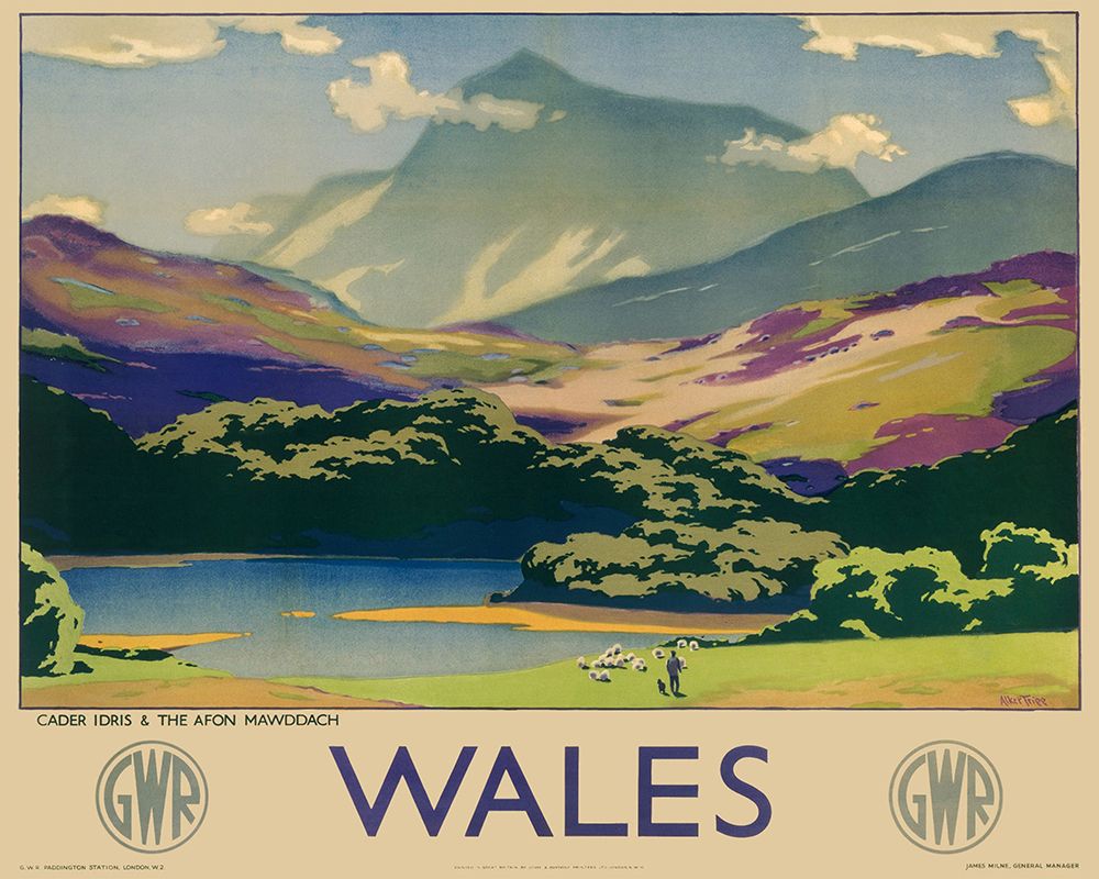 Wales Travel Poster art print by Vintage Travel Posters for $57.95 CAD