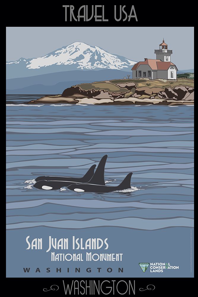 San Juan Islands Washington USA art print by Vintage Travel Posters for $57.95 CAD