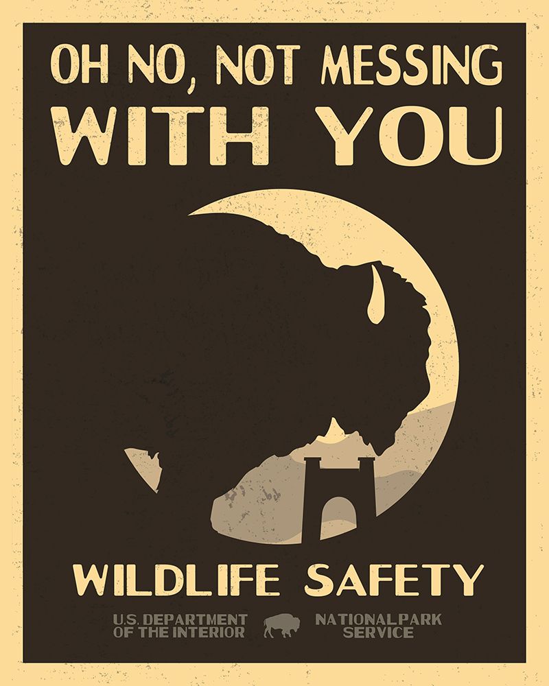 Wildlife Safety Poster art print by Vintage Travel Posters for $57.95 CAD