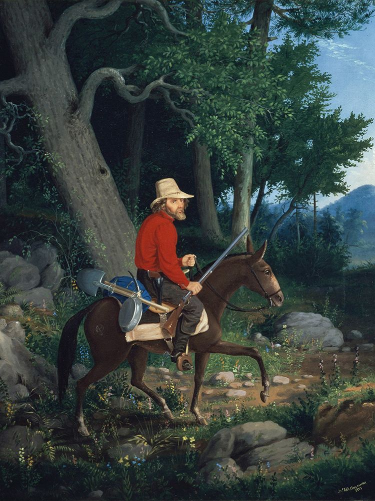 The Lone Prospector art print by Albertus Del Orient Browere for $57.95 CAD