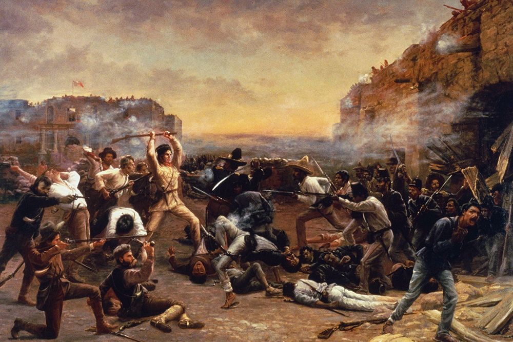 The Fall of the Alamo art print by Robert Jenkins Onderdonk for $57.95 CAD