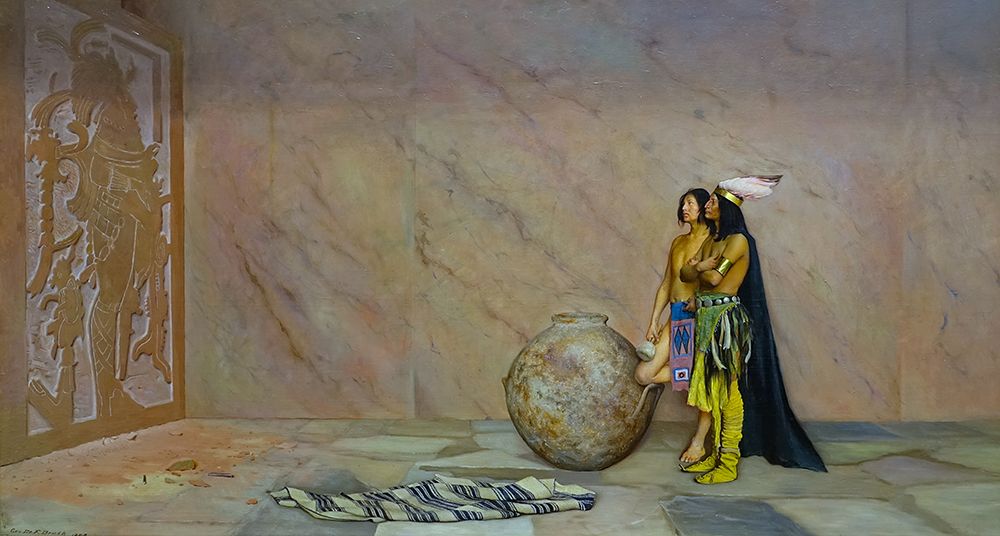 The Sculptor and the King art print by George de Forest Brush for $57.95 CAD