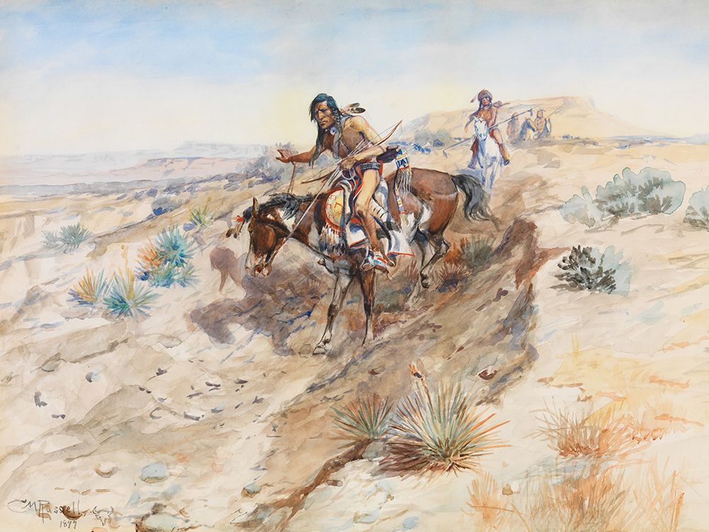 Indian Braves art print by Charles Marion Russell for $57.95 CAD