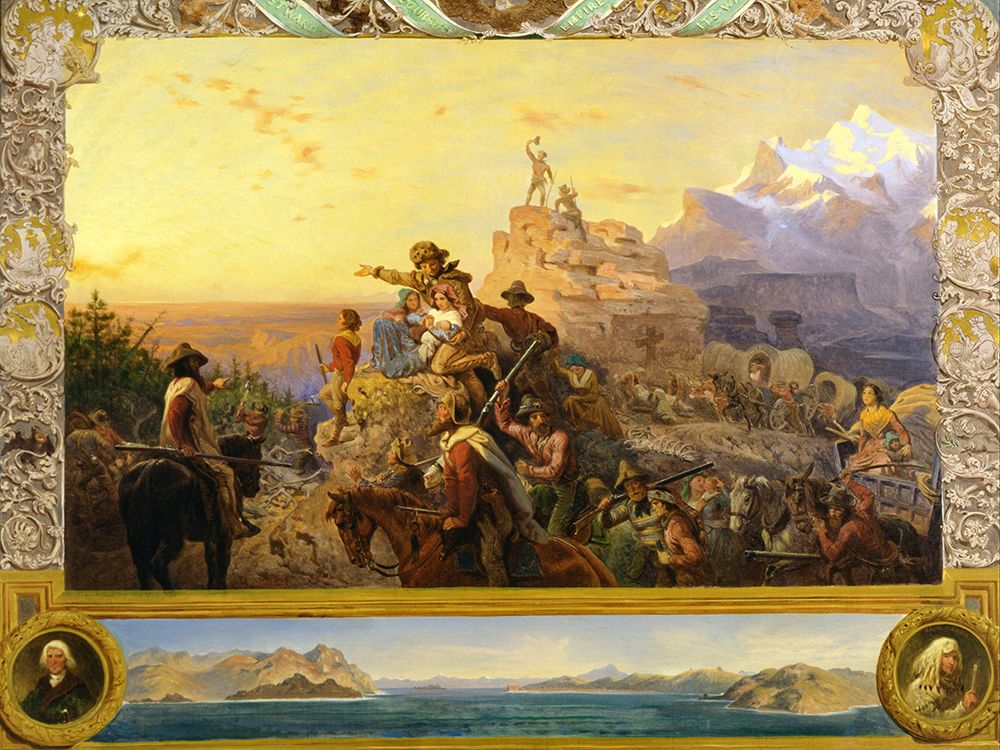 Westward the Course of Empire Takes Its Way art print by Emanuel Gottlieb Leutze for $57.95 CAD