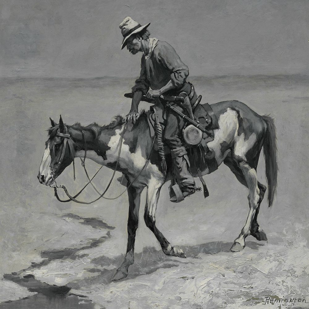 A Texas Pony art print by Frederic Remington for $57.95 CAD