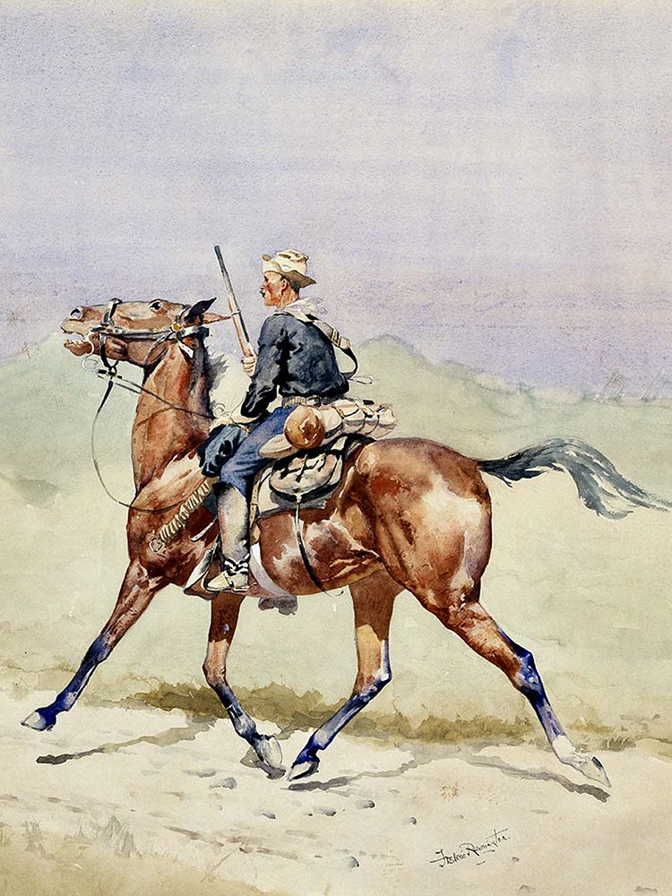 The Advance Guard art print by Frederic Remington for $57.95 CAD