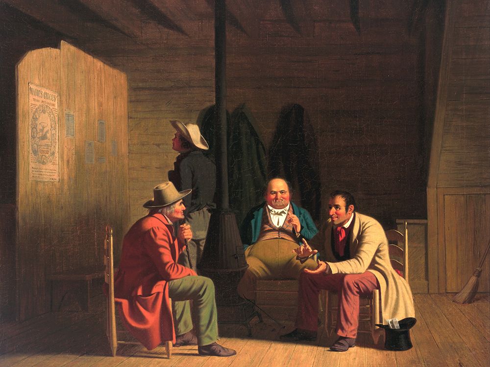 Country Politician art print by George Caleb Bingham for $57.95 CAD