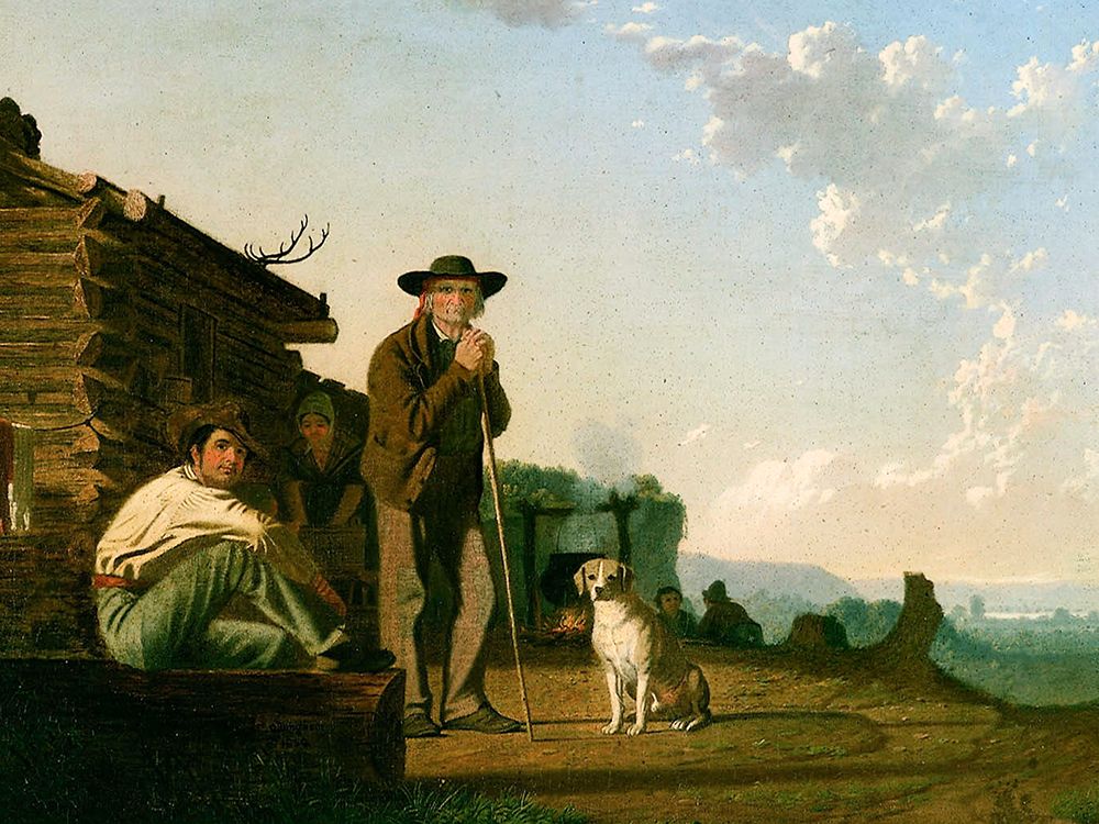 The Squatters art print by George Caleb Bingham for $57.95 CAD