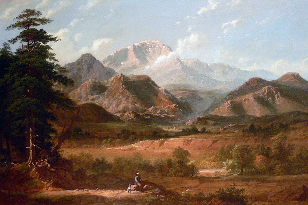 View of Pikes Peak art print by George Caleb Bingham for $57.95 CAD