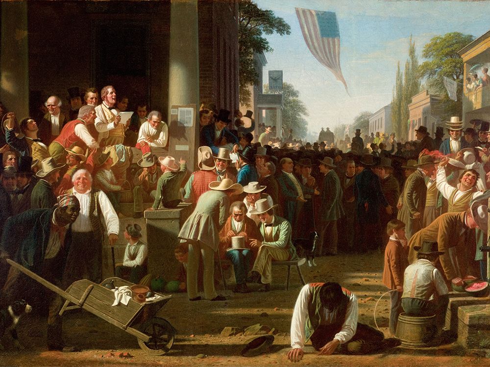 The Verdict of the People art print by George Caleb Bingham for $57.95 CAD