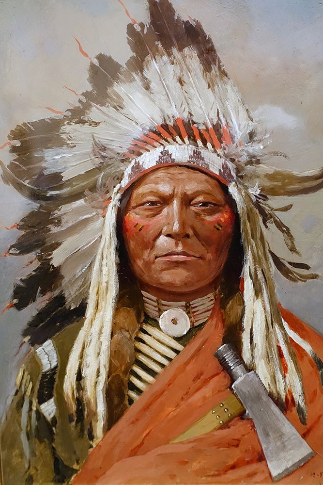 Sitting Bull art print by Henry F Farny for $57.95 CAD