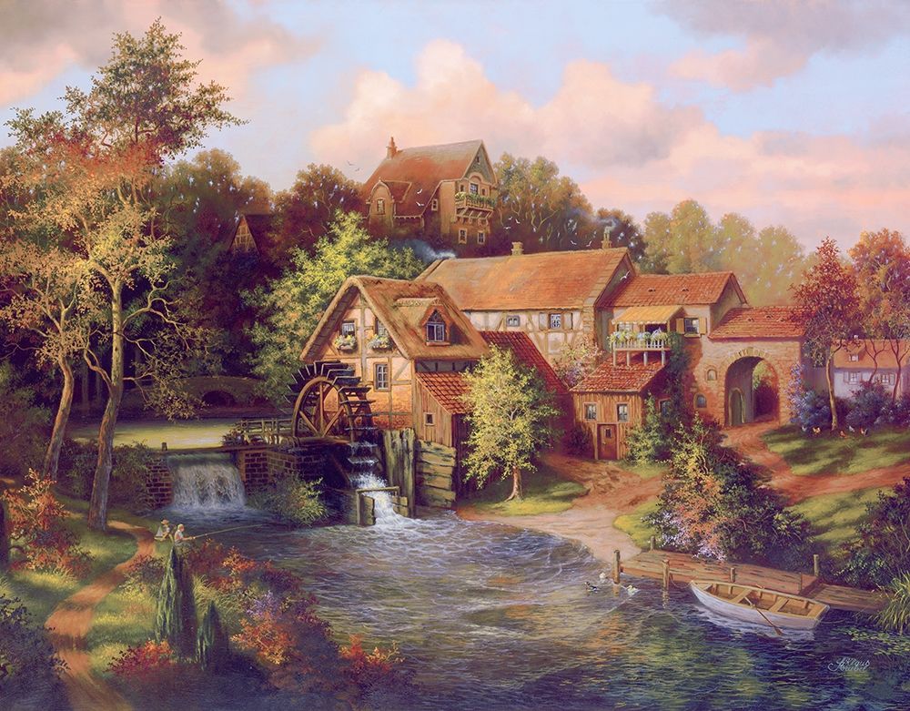 The Old Mill art print by Klaus Strubel for $57.95 CAD