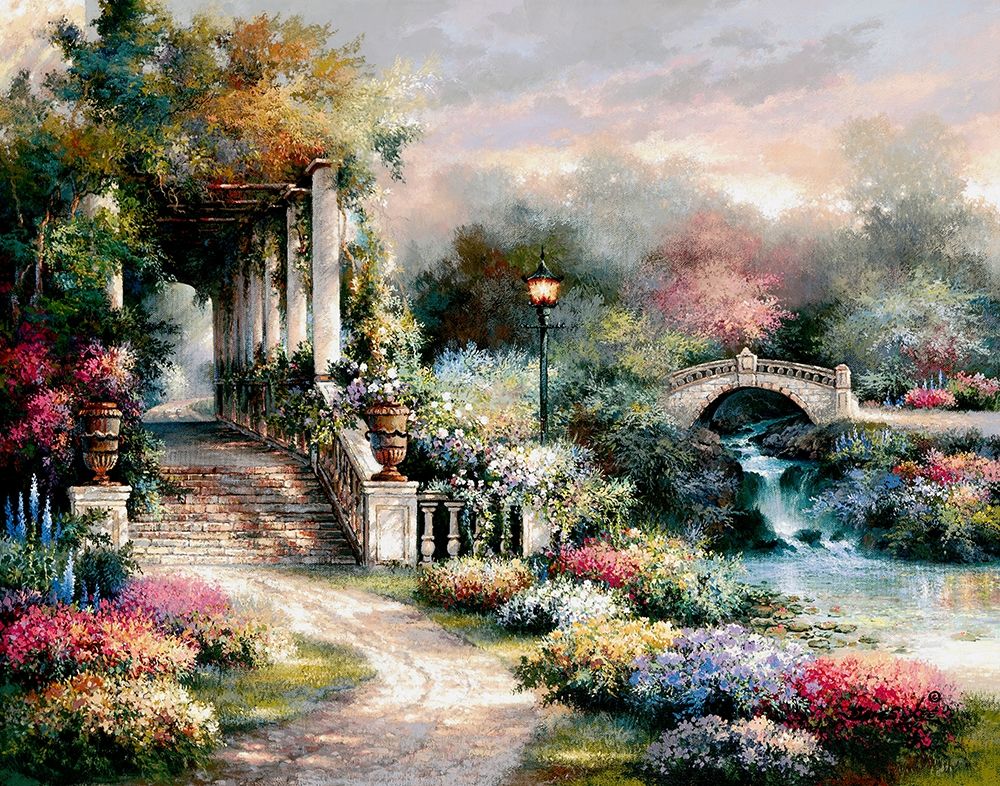 Classic Garden Retreat art print by James Lee for $57.95 CAD