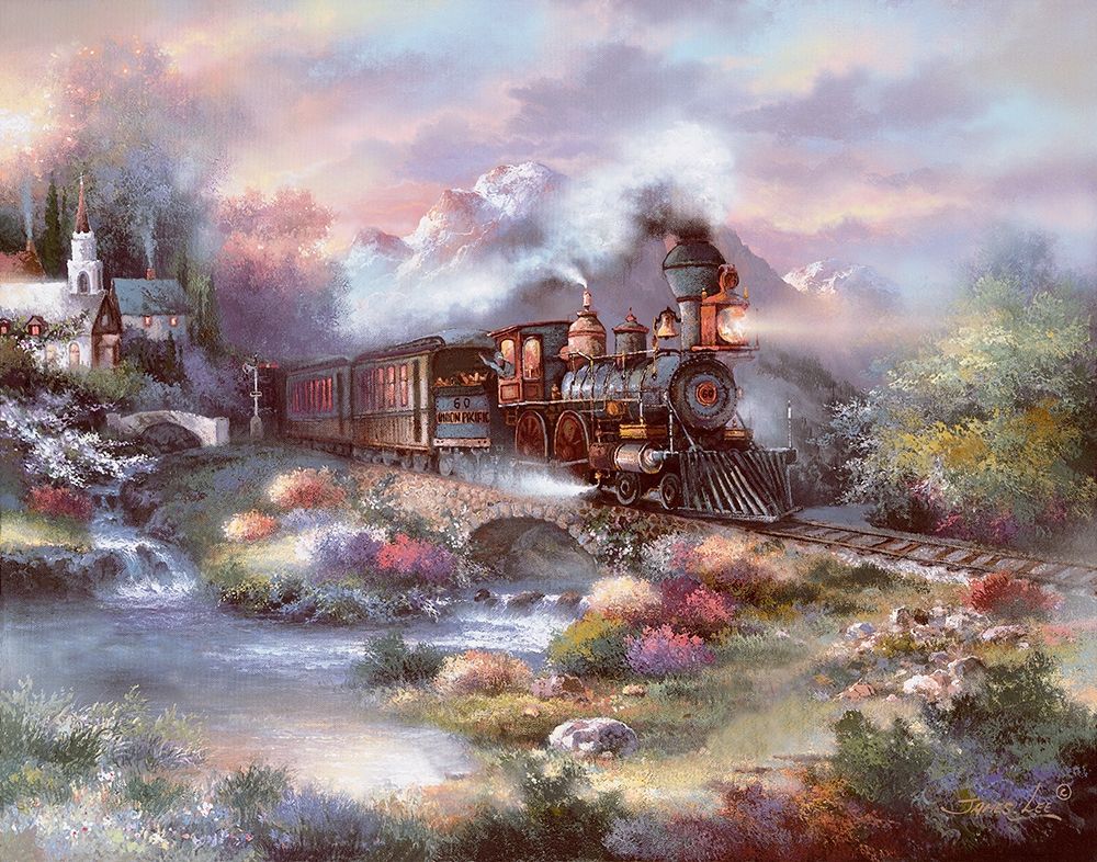 Spring Creek Express art print by James Lee for $57.95 CAD