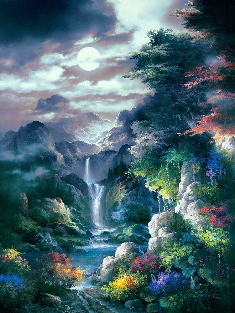 Midnight Mist Canyon art print by James Lee for $57.95 CAD
