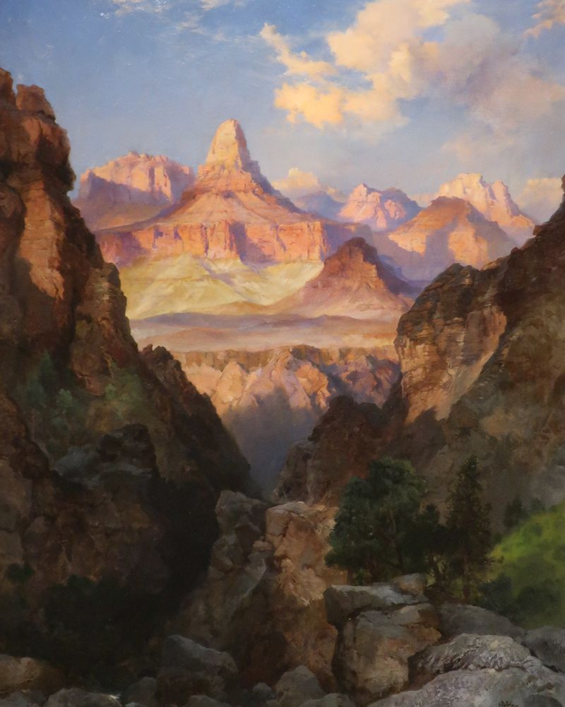 Zoroaster Temple at Sunset art print by Thomas Moran for $57.95 CAD