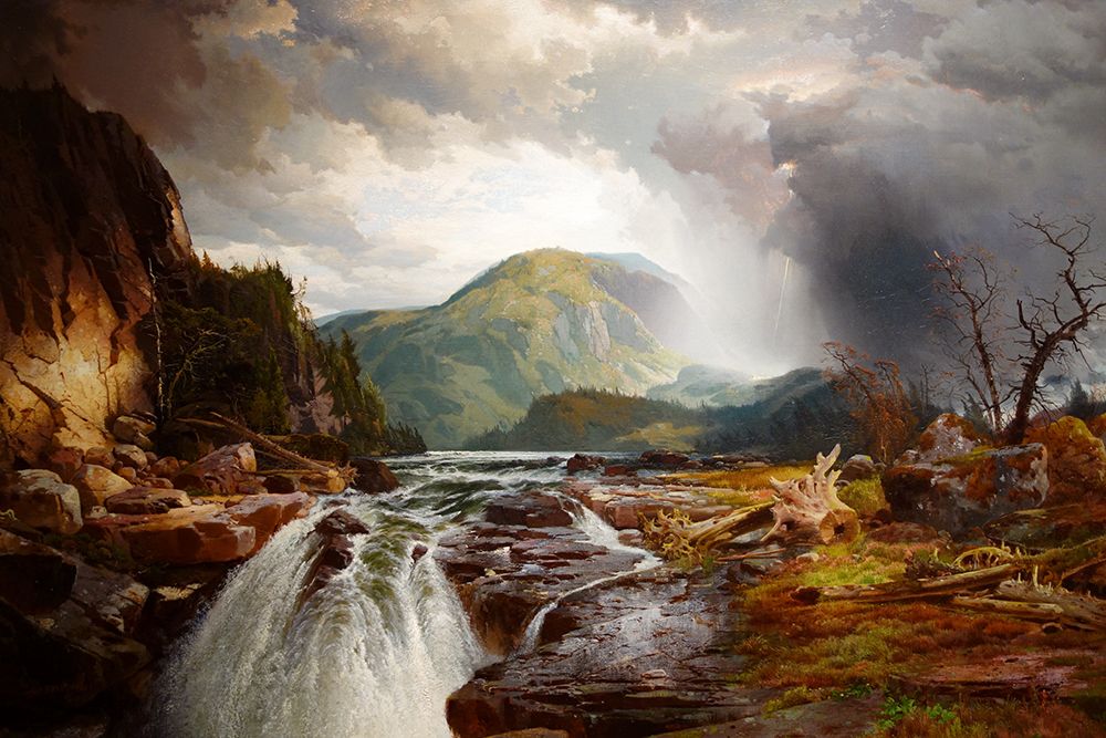 The Wilds of Lake Superior art print by Thomas Moran for $57.95 CAD