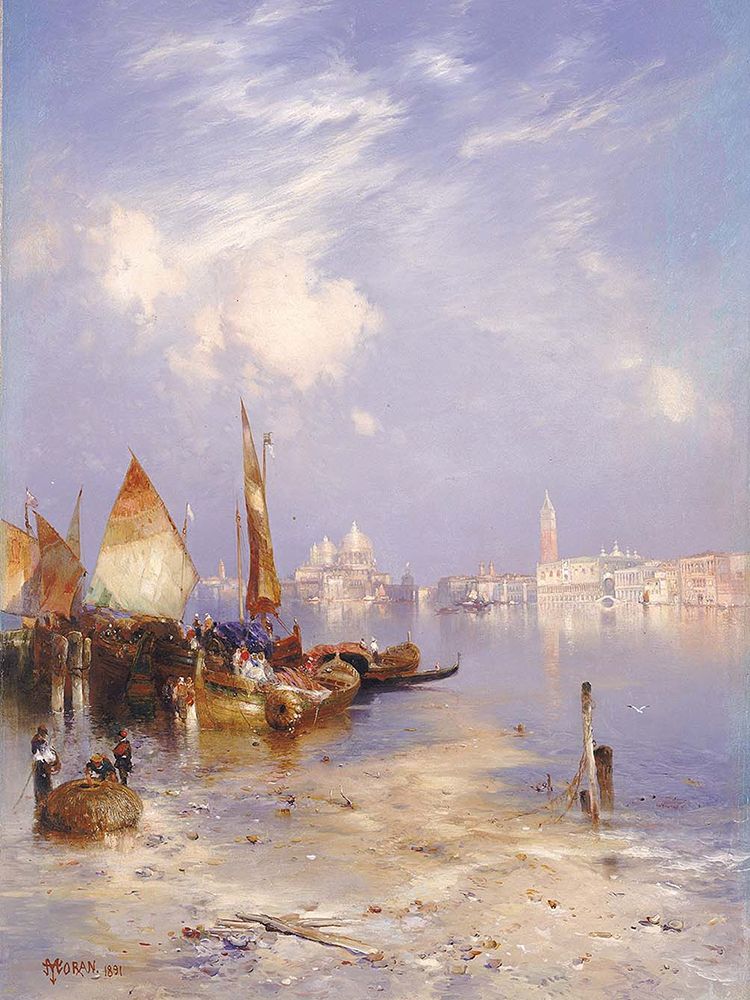 A View of Venice art print by Thomas Moran for $57.95 CAD