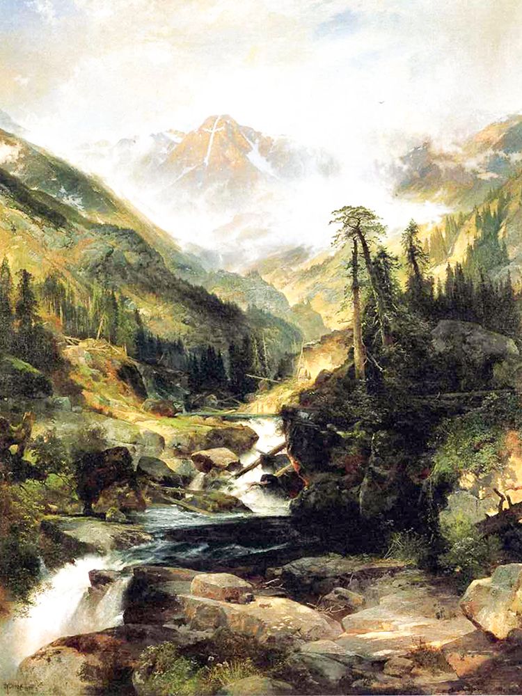 Mountain of the Holy Cross art print by Thomas Moran for $57.95 CAD