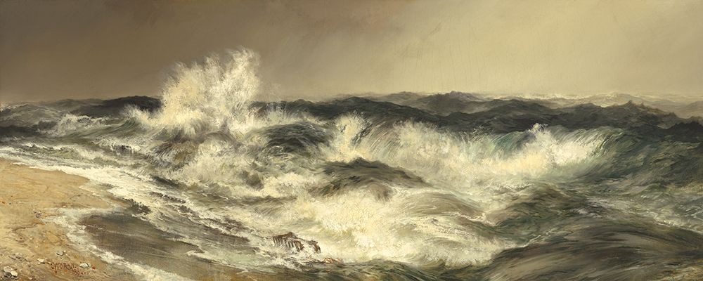 The Much Resounding Sea art print by Thomas Moran for $57.95 CAD