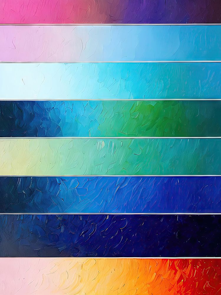 Blended Color Stripes art print by Alpenglow for $57.95 CAD