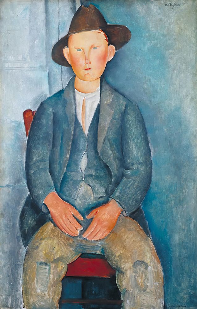 The Little Peasant 1918 art print by Amedeo Modigliani for $57.95 CAD