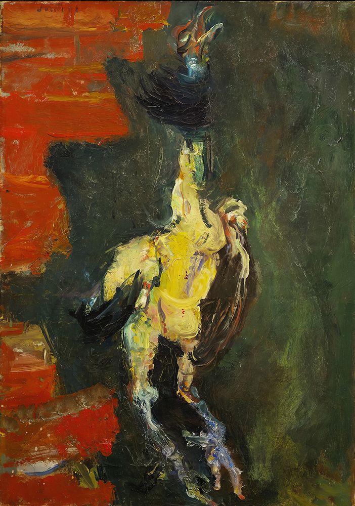 Chicken Hung Before a Brick Wall art print by Chaim Soutine for $57.95 CAD
