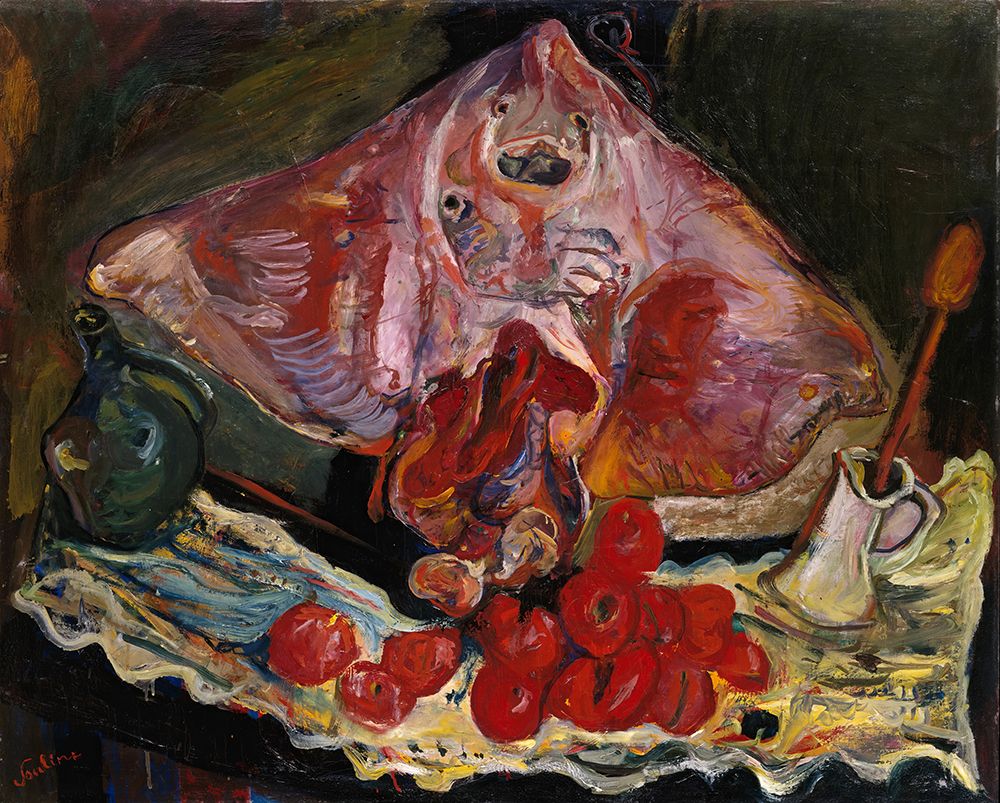Still Life with Rayfish 1924 art print by Chaim Soutine for $57.95 CAD