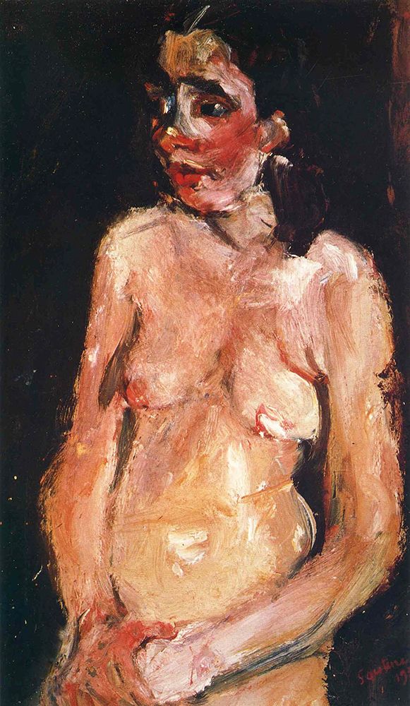 Female Nude 1933 art print by Chaim Soutine for $57.95 CAD