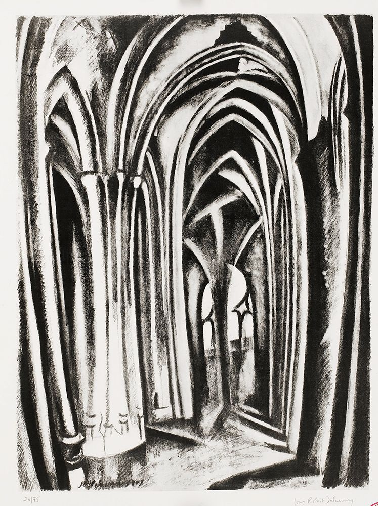 Saint Severin 1925 art print by Robert Delauney for $57.95 CAD