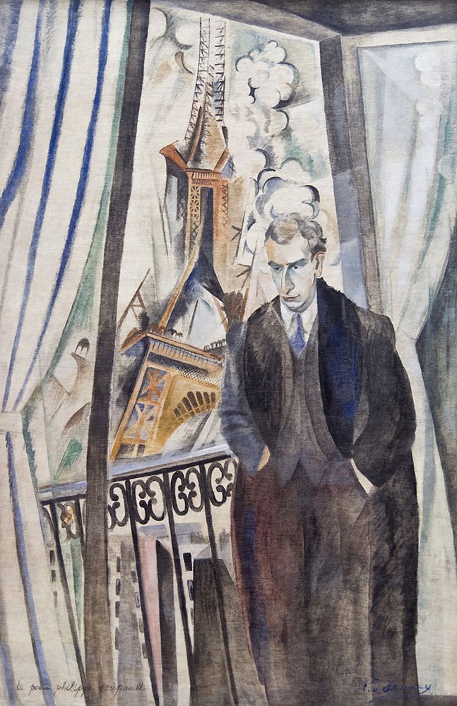 The Poet Philippe Soupault 1922 art print by Robert Delauney for $57.95 CAD