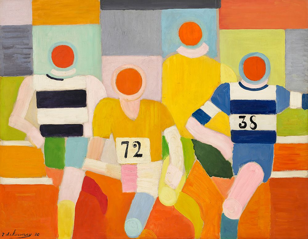 The Runners 1930 art print by Robert Delauney for $57.95 CAD