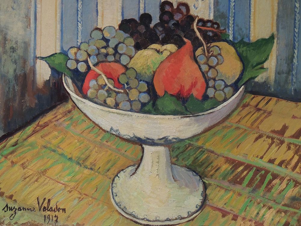 Bowl of Fruits 1917 art print by Suzanne Valadon for $57.95 CAD