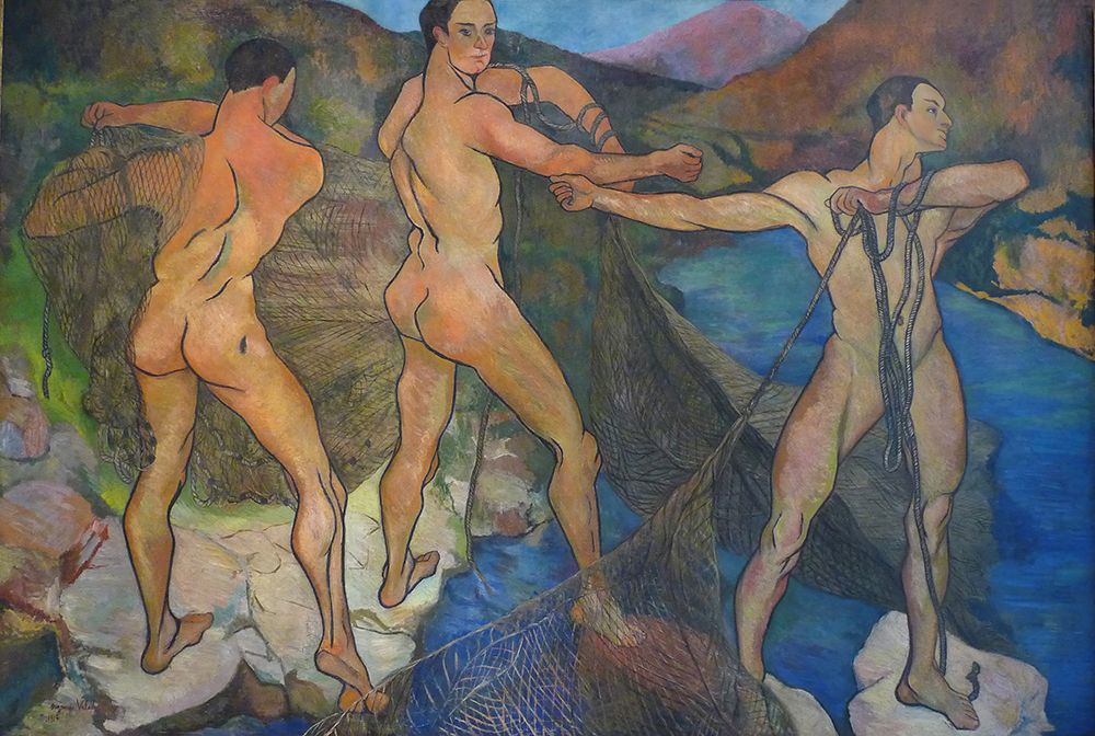 Casting the Net 1914 art print by Suzanne Valadon for $57.95 CAD