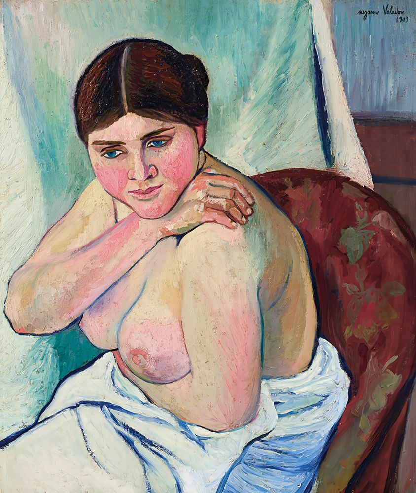 Juliet Seated in an Armchair 1909 art print by Suzanne Valadon for $57.95 CAD
