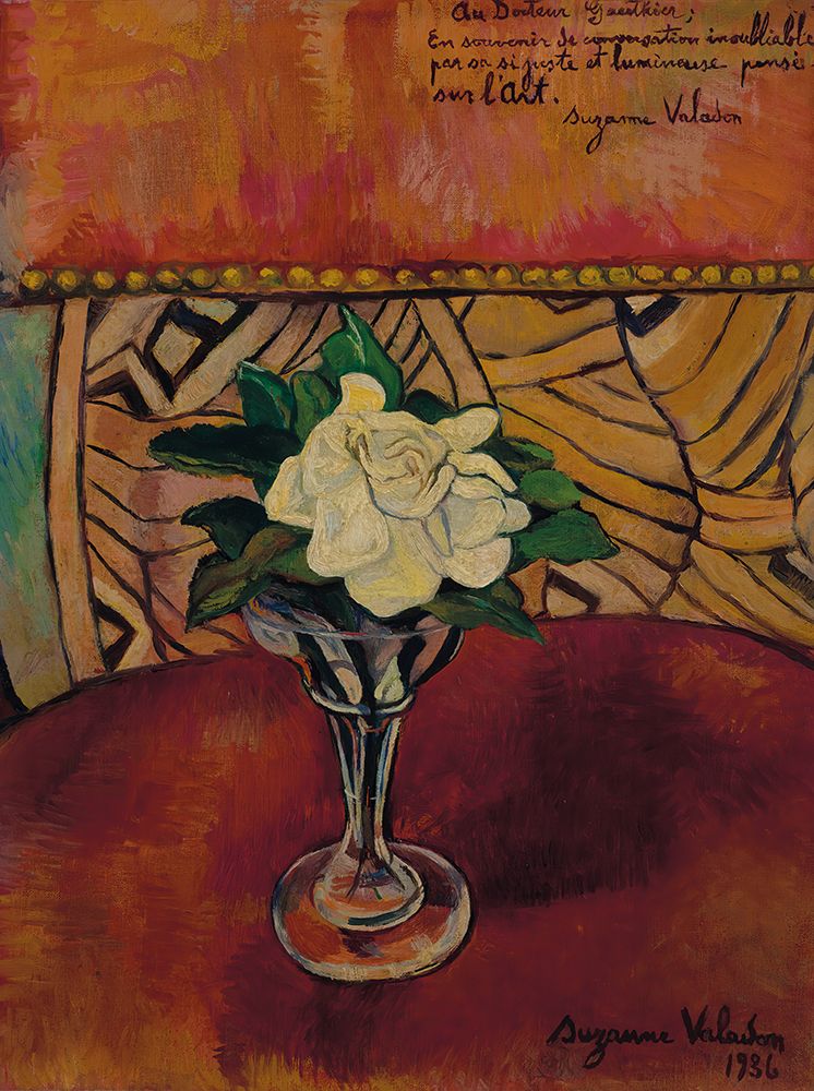 Still life with White Rose 1936 art print by Suzanne Valadon for $57.95 CAD