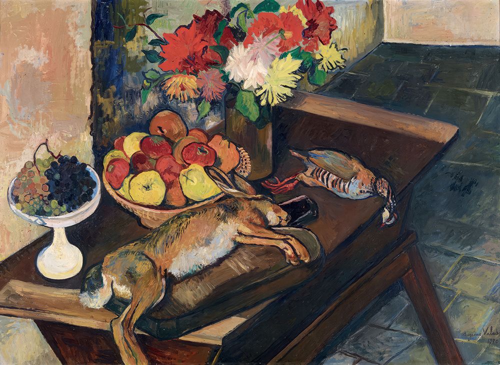 Still Life with Rabbit and Partridge 1930 art print by Suzanne Valadon for $57.95 CAD