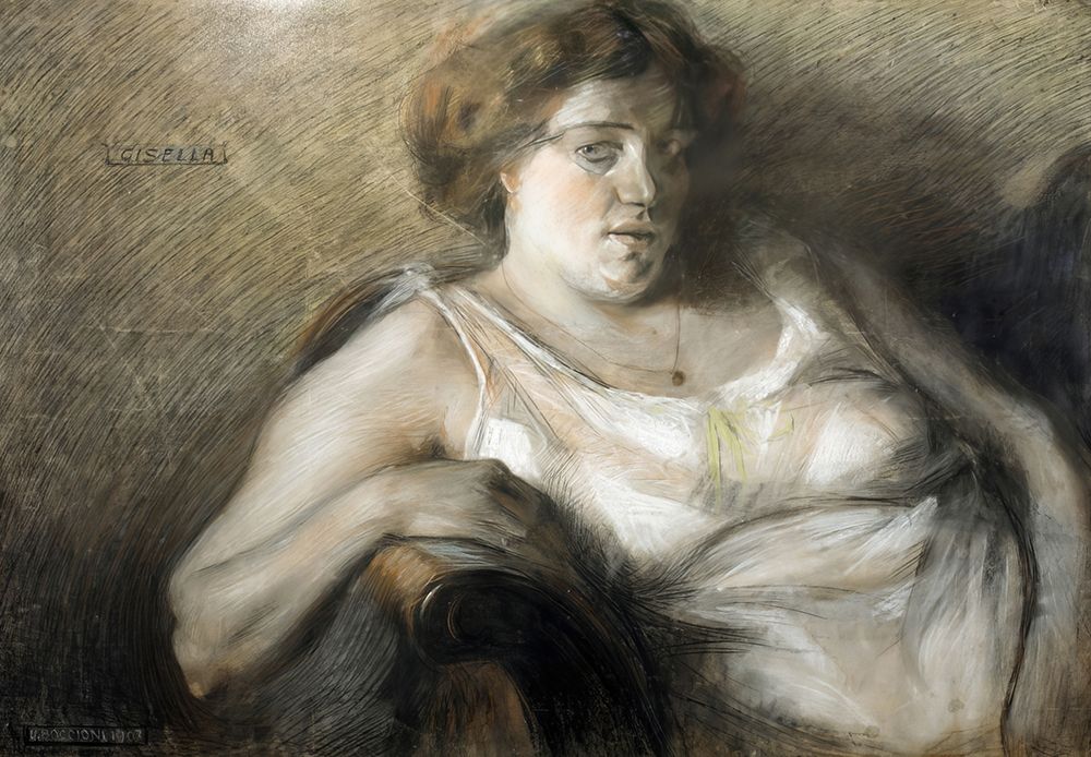 Gisella 1907 art print by Umberto Boccioni for $57.95 CAD