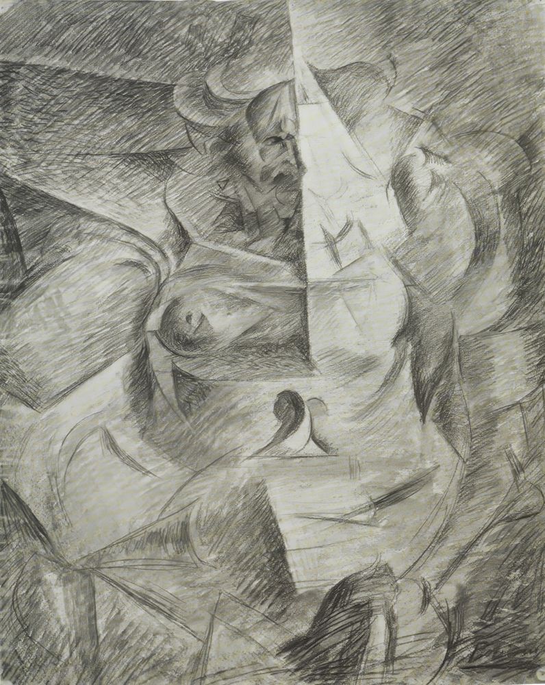 Head, House, Light, 1913 art print by Umberto Boccioni for $57.95 CAD