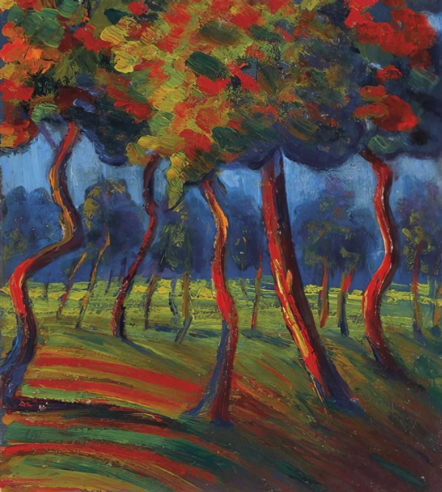 The Landscape of Lombardy, 1915 art print by Umberto Boccioni for $57.95 CAD