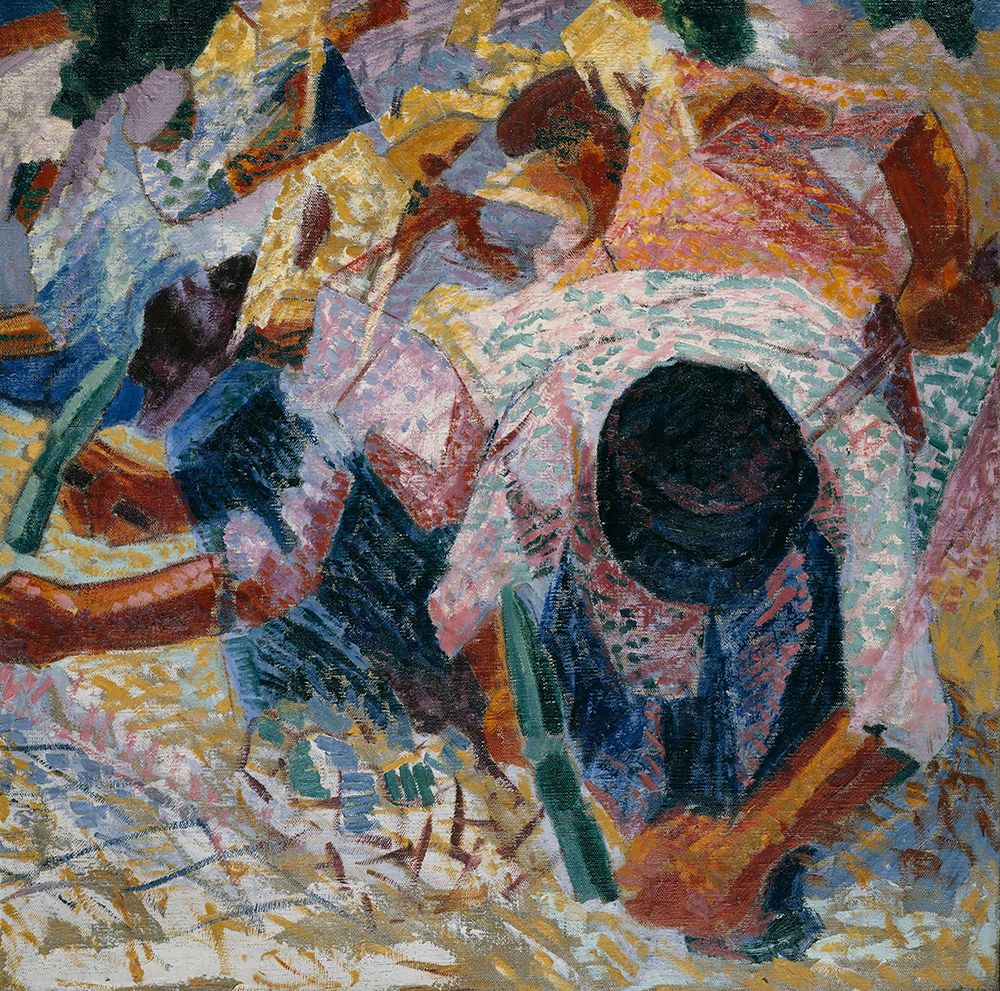 The Street Pavers 1914 art print by Umberto Boccioni for $57.95 CAD