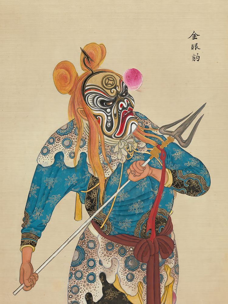 100 Portraits of Peking Opera Characters 2 art print by Qing Dynasty Chinese Artist for $57.95 CAD