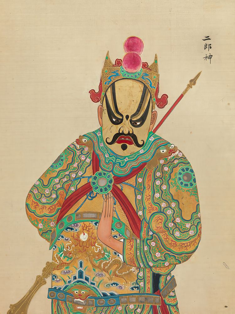 100 Portraits of Peking Opera Characters 9 art print by Qing Dynasty Chinese Artist for $57.95 CAD