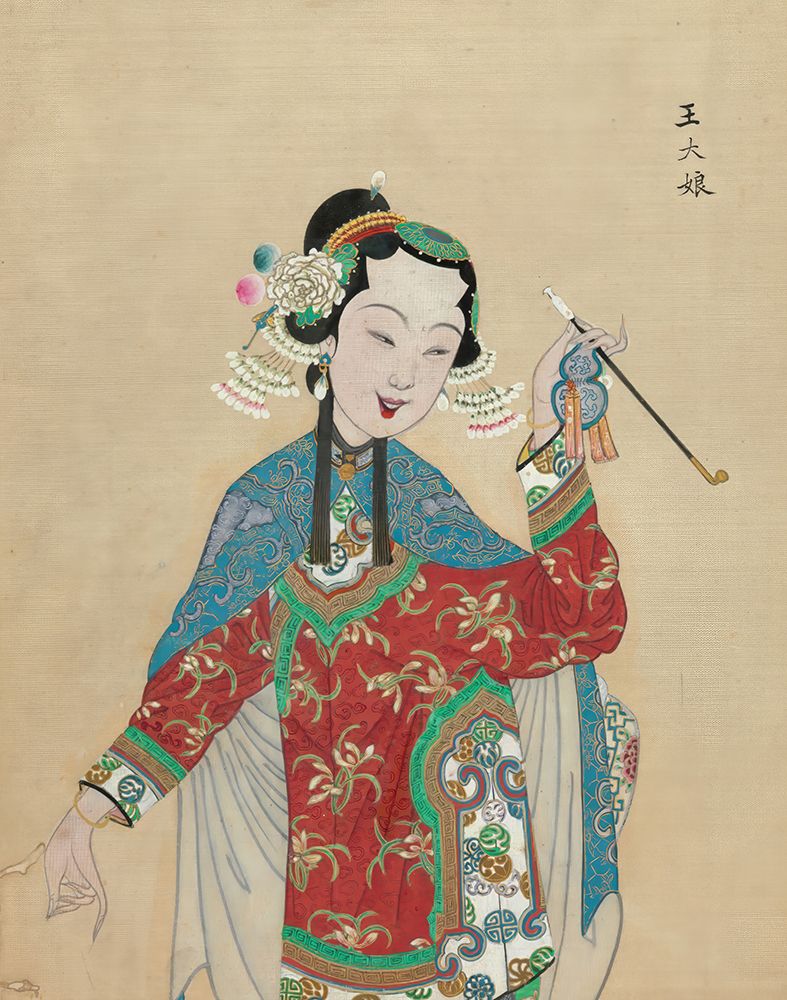 100 Portraits of Peking Opera Characters 96 art print by Qing Dynasty Chinese Artist for $57.95 CAD