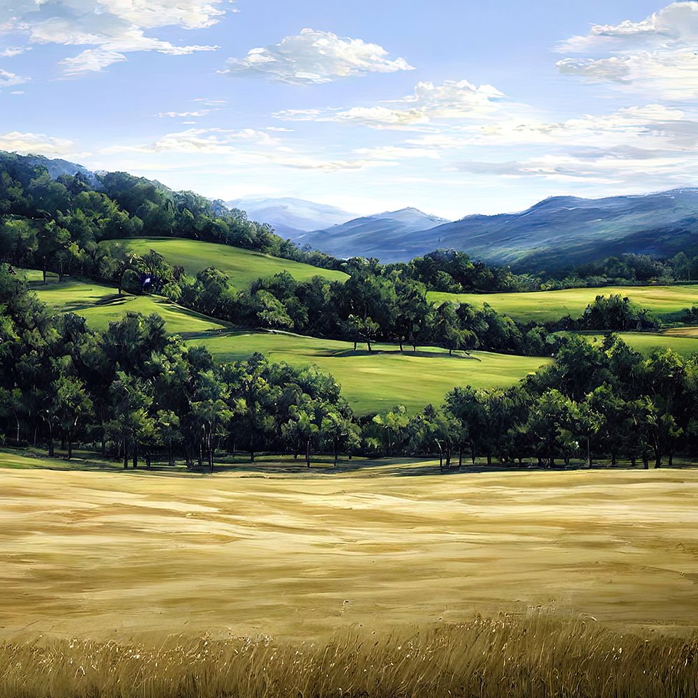 Scenic Pasture art print by Alpenglow Workshop for $57.95 CAD