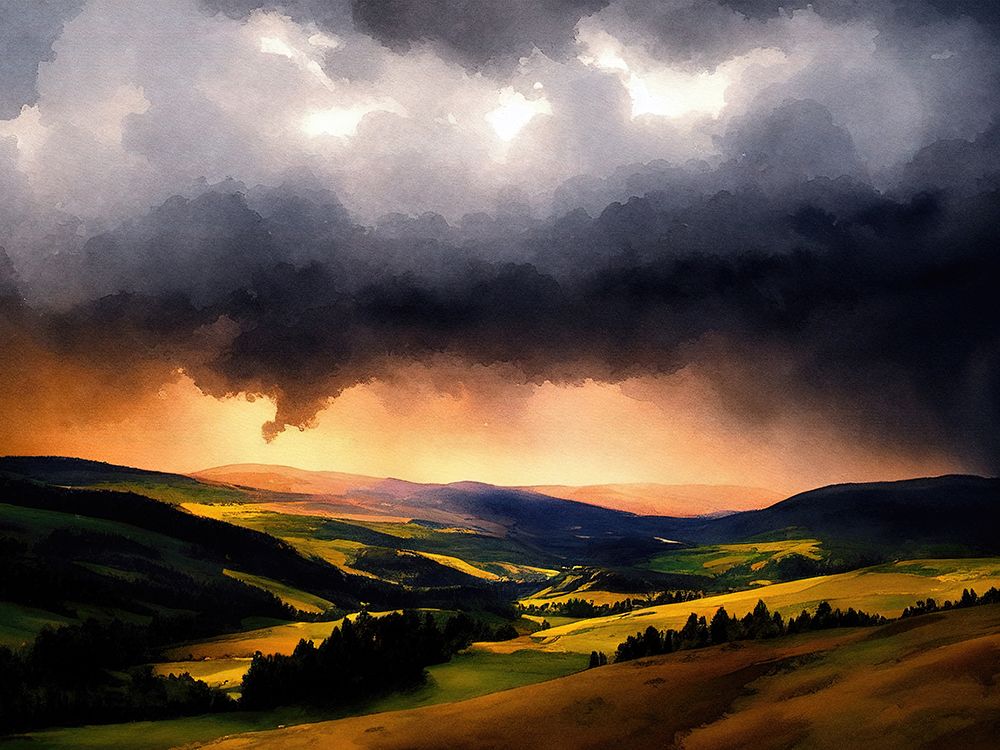Battling Clouds art print by Alpenglow Workshop for $57.95 CAD