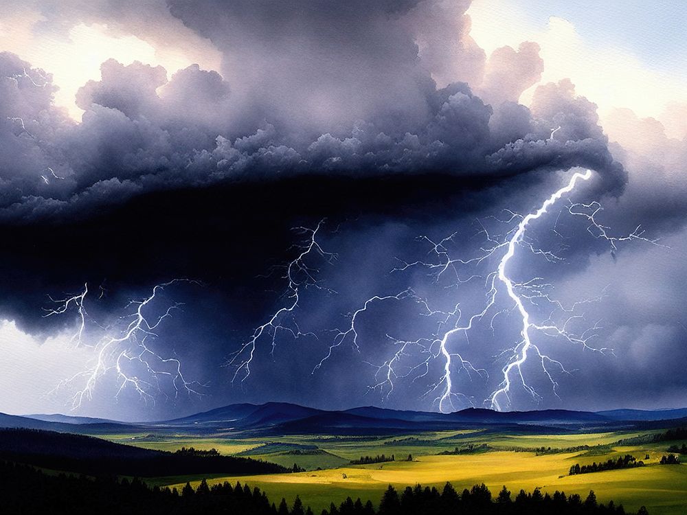 Lightning Storm 2 art print by Alpenglow Workshop for $57.95 CAD